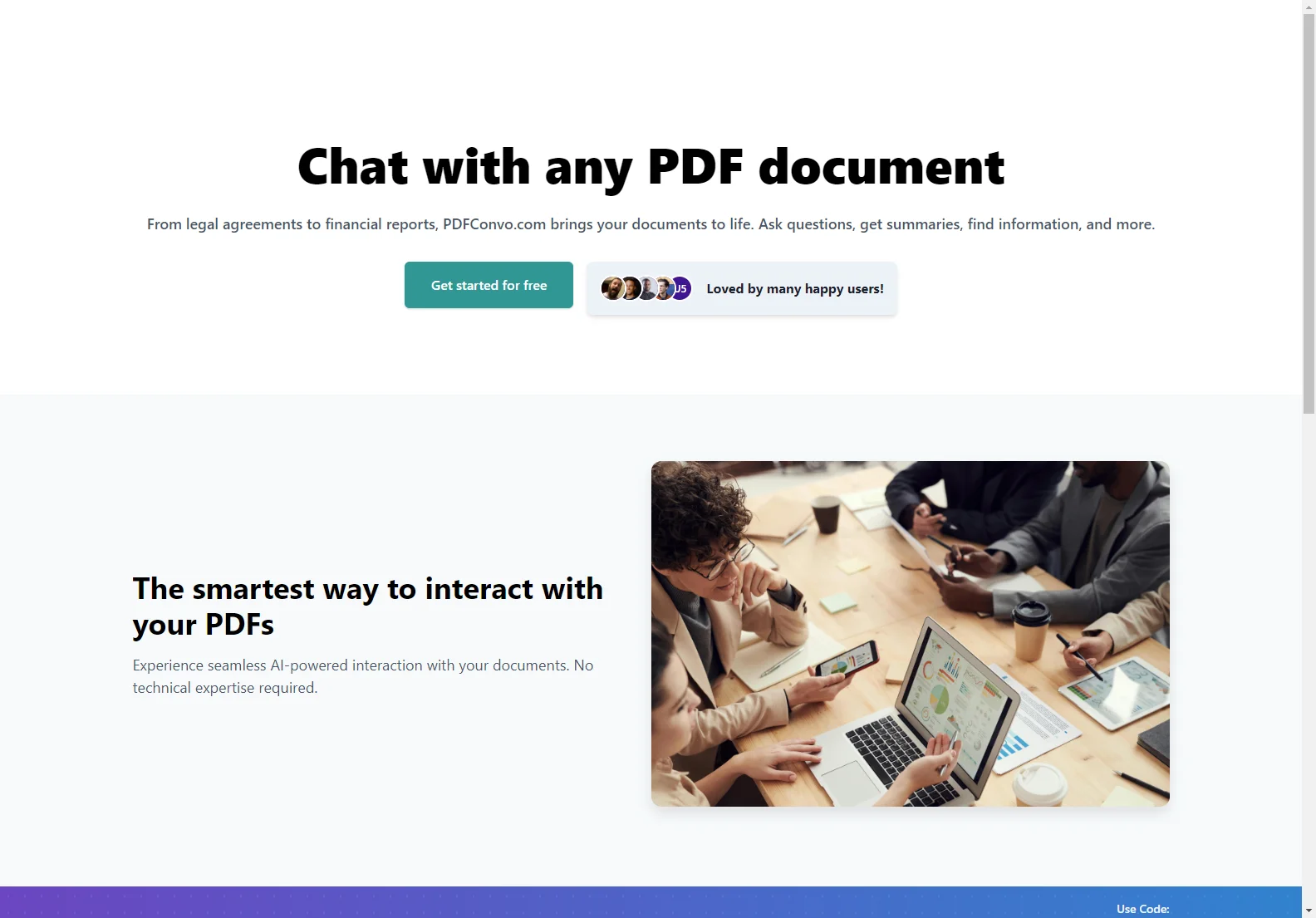 PDFConvo: AI-Powered Chatting with Your PDFs for Easy Interaction