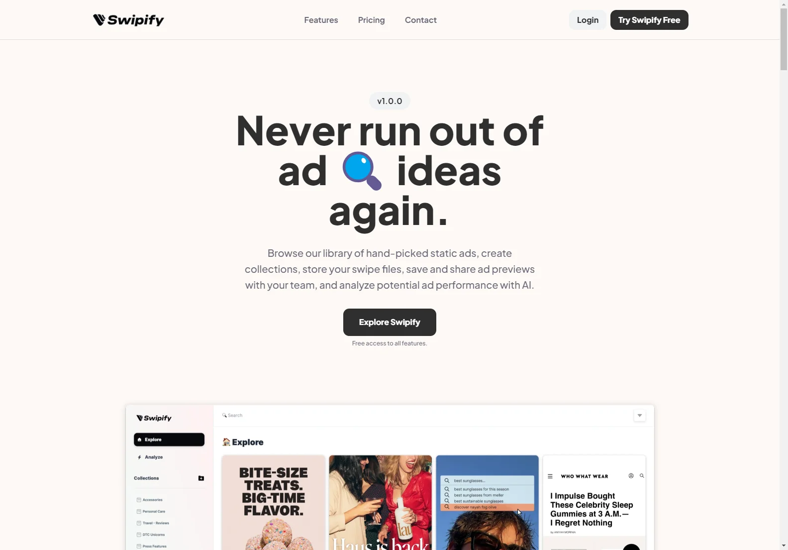 Swipify - Unleash Your Advertising Creativity