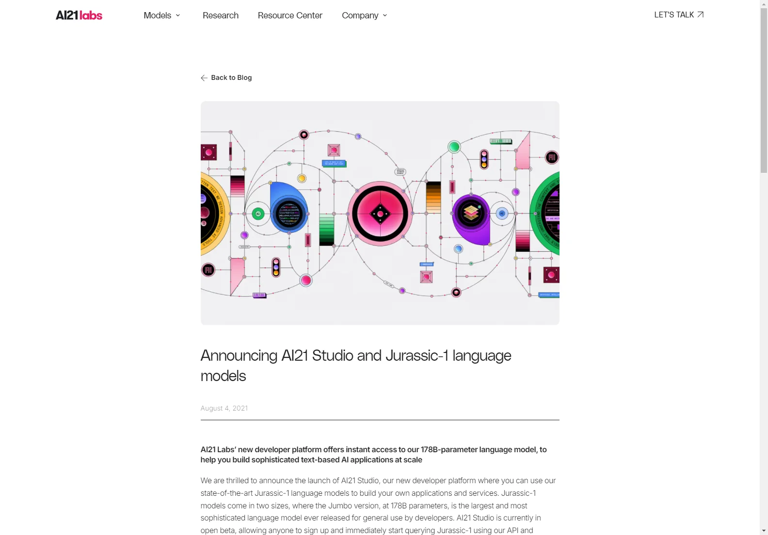 AI21 Studio and Jurassic-1 Language Models: Revolutionizing Text-based AI Applications