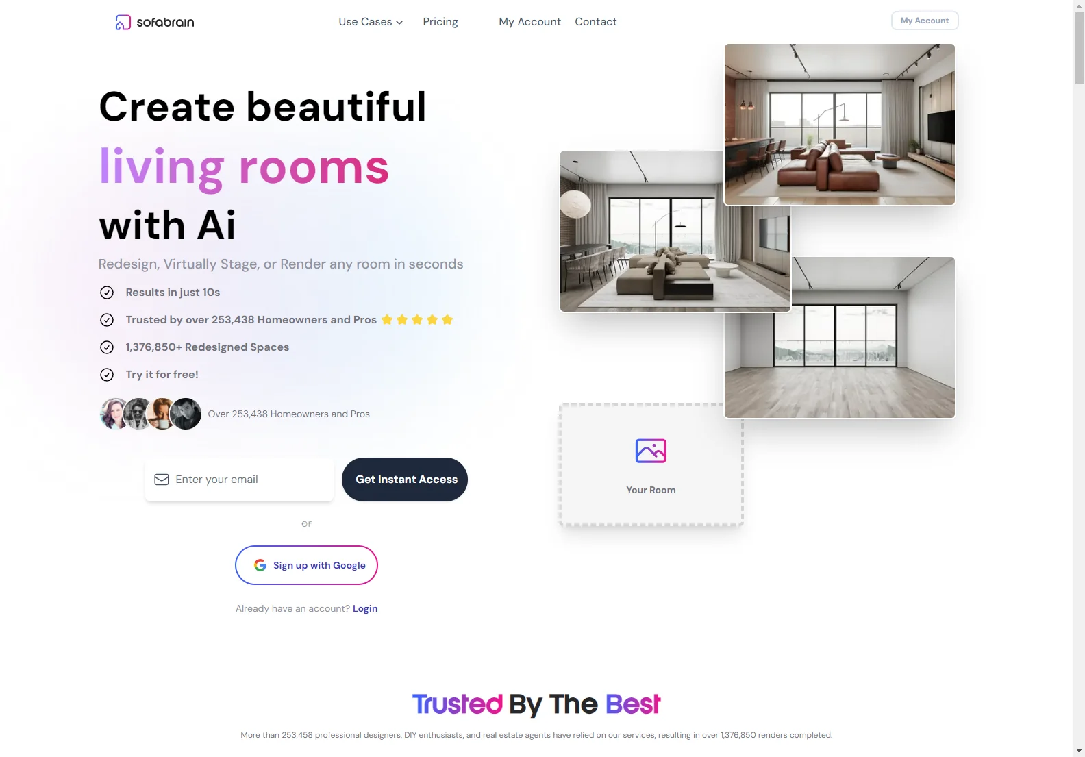 SofaBrain: The Ultimate AI Interior Design and Virtual Home Staging App