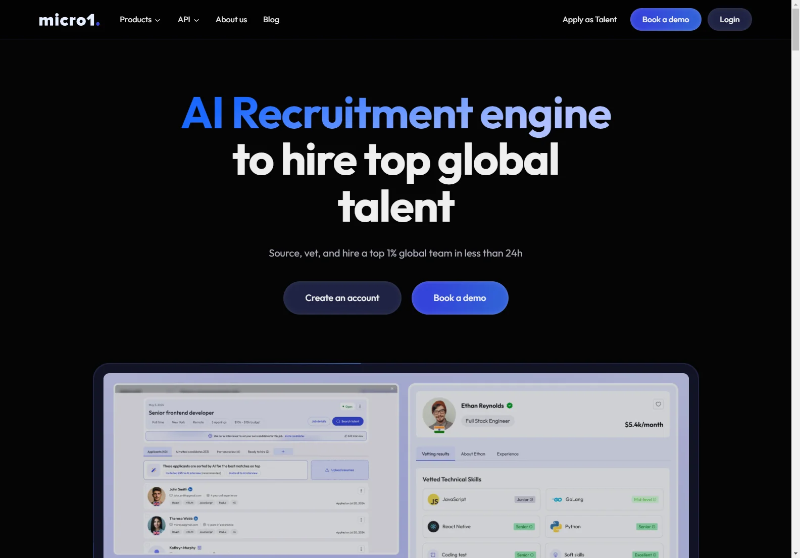 AI Recruitment Engine: Hire Global Talent with micro1