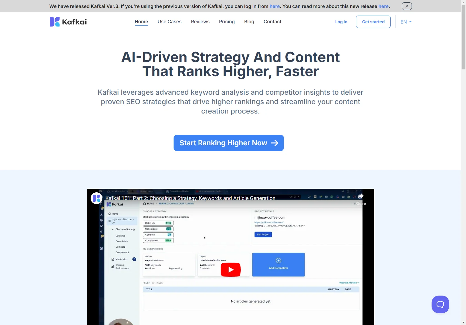 Kafkai: Elevate Your SEO with Advanced Insights