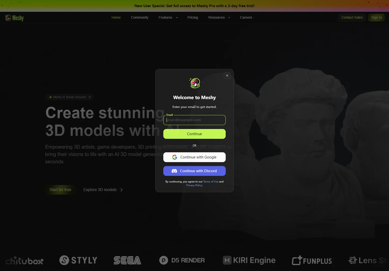 Meshy: Unleash Creativity with AI-Powered 3D Models