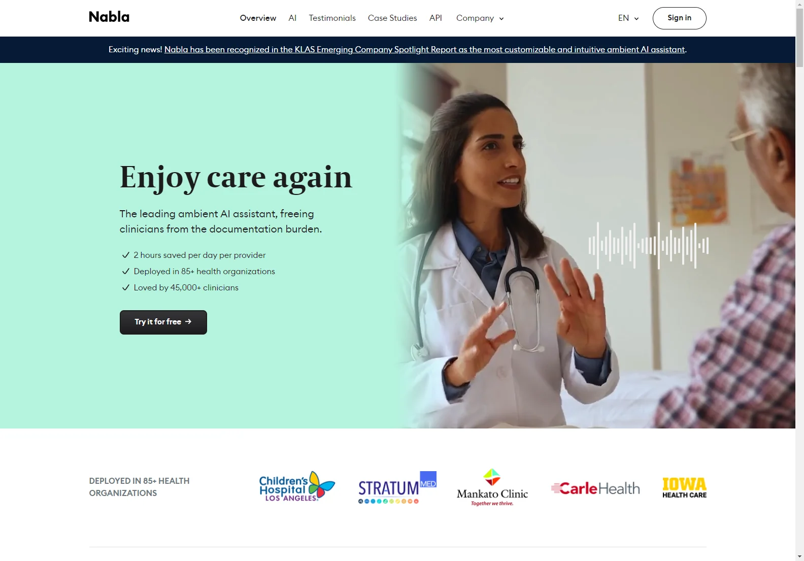 Nabla: Transforming Healthcare with AI-Powered Assistance