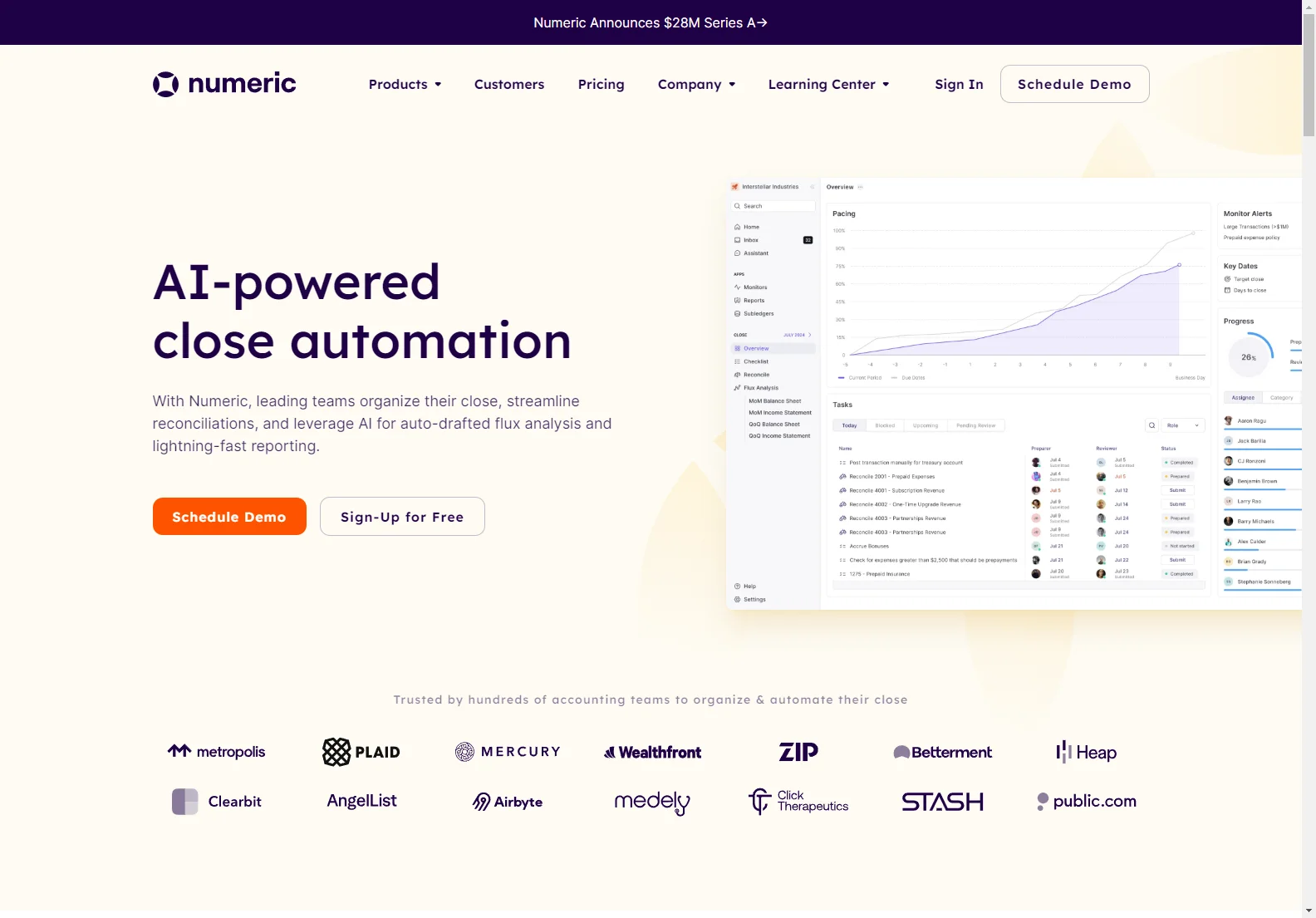 Numeric: AI-Powered Close Automation for Accounting Teams