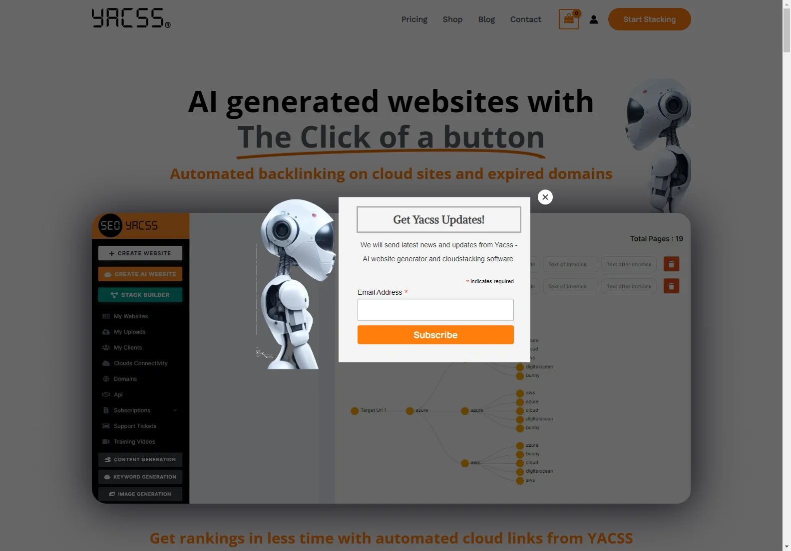 YACSS: The Ultimate AI-Powered SEO Platform for Website Generation