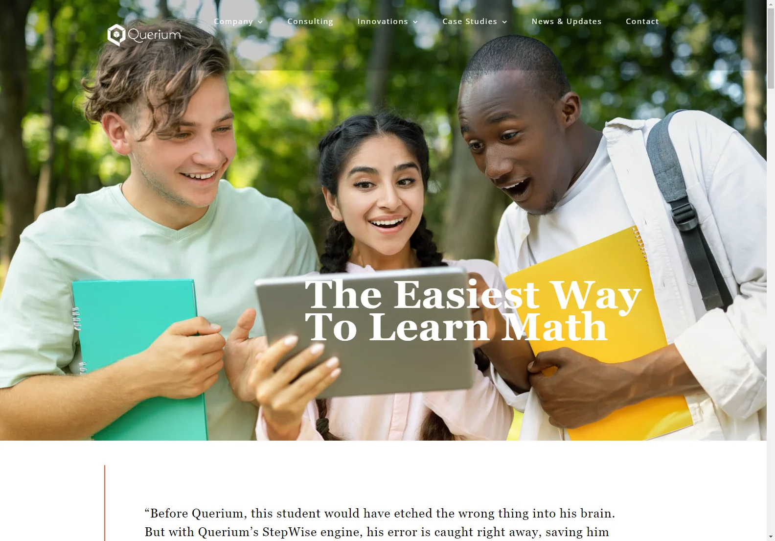 Querium: Empowering Math Learning with AI for Better Results