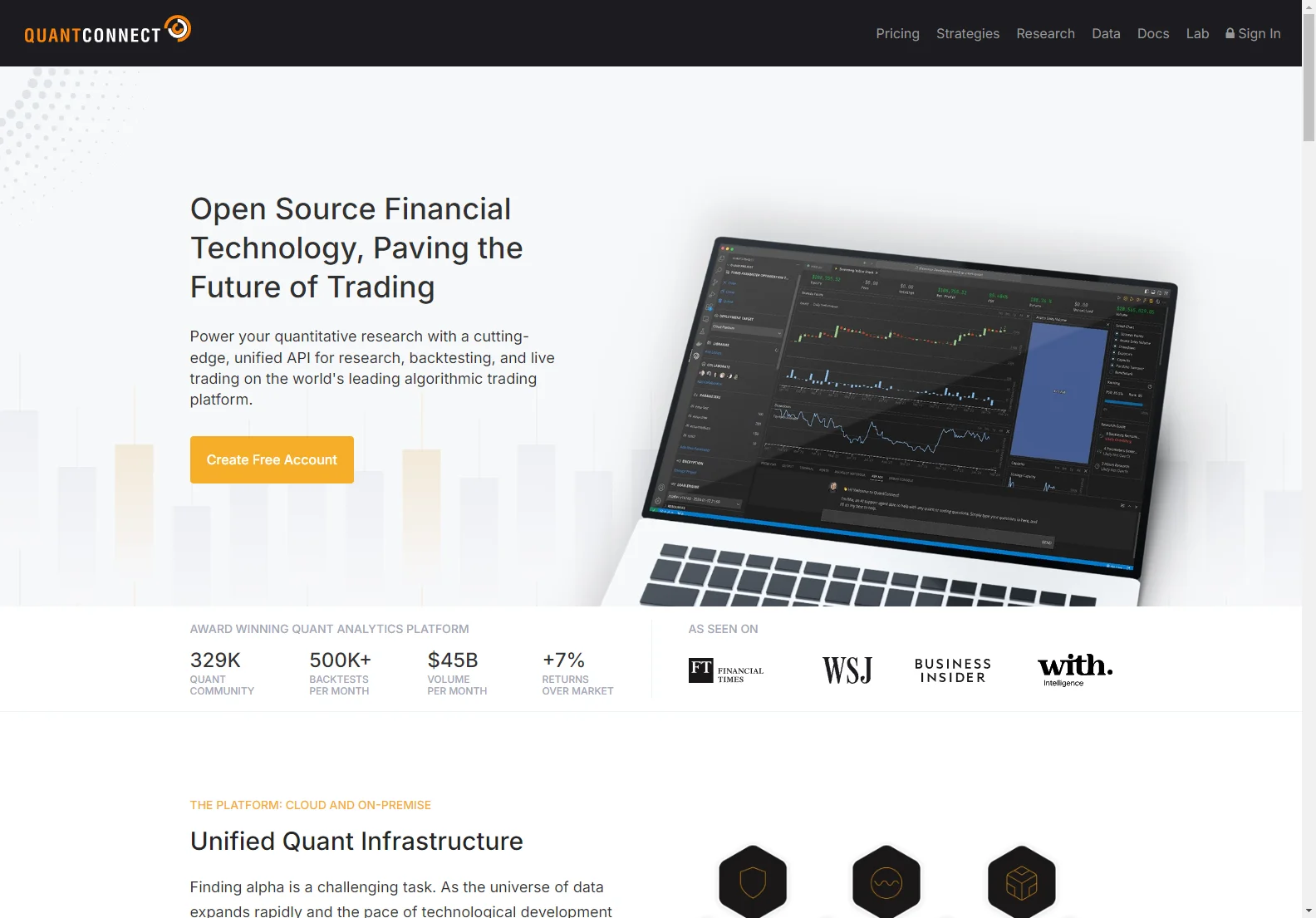 Open Source Algorithmic Trading Platform - QuantConnect