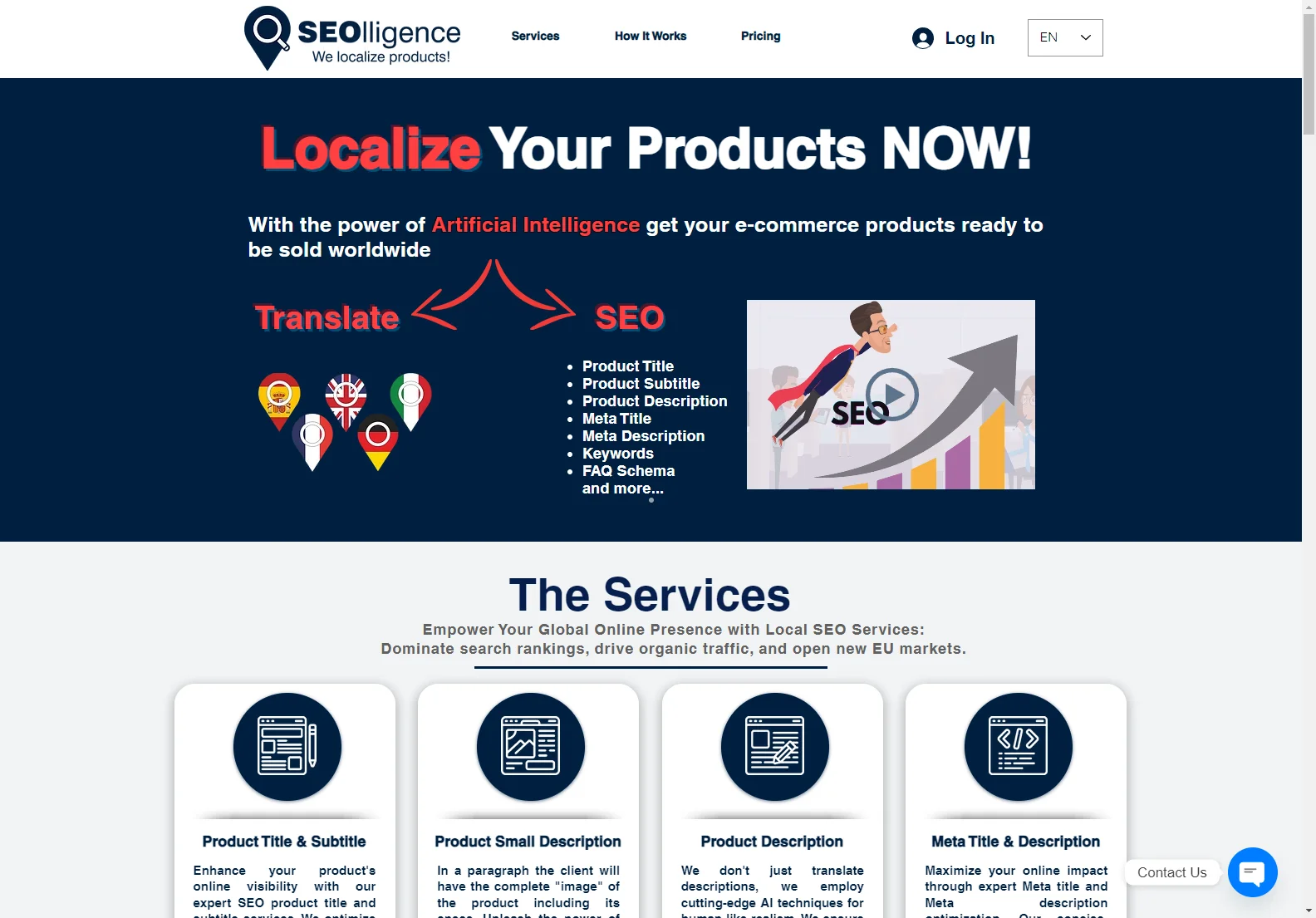 SEOlligence: Boost Ecommerce with AI SEO & Translation