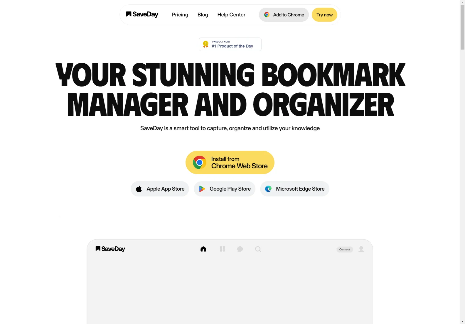 SaveDay: The Ultimate Bookmark Manager for Efficient Knowledge Utilization