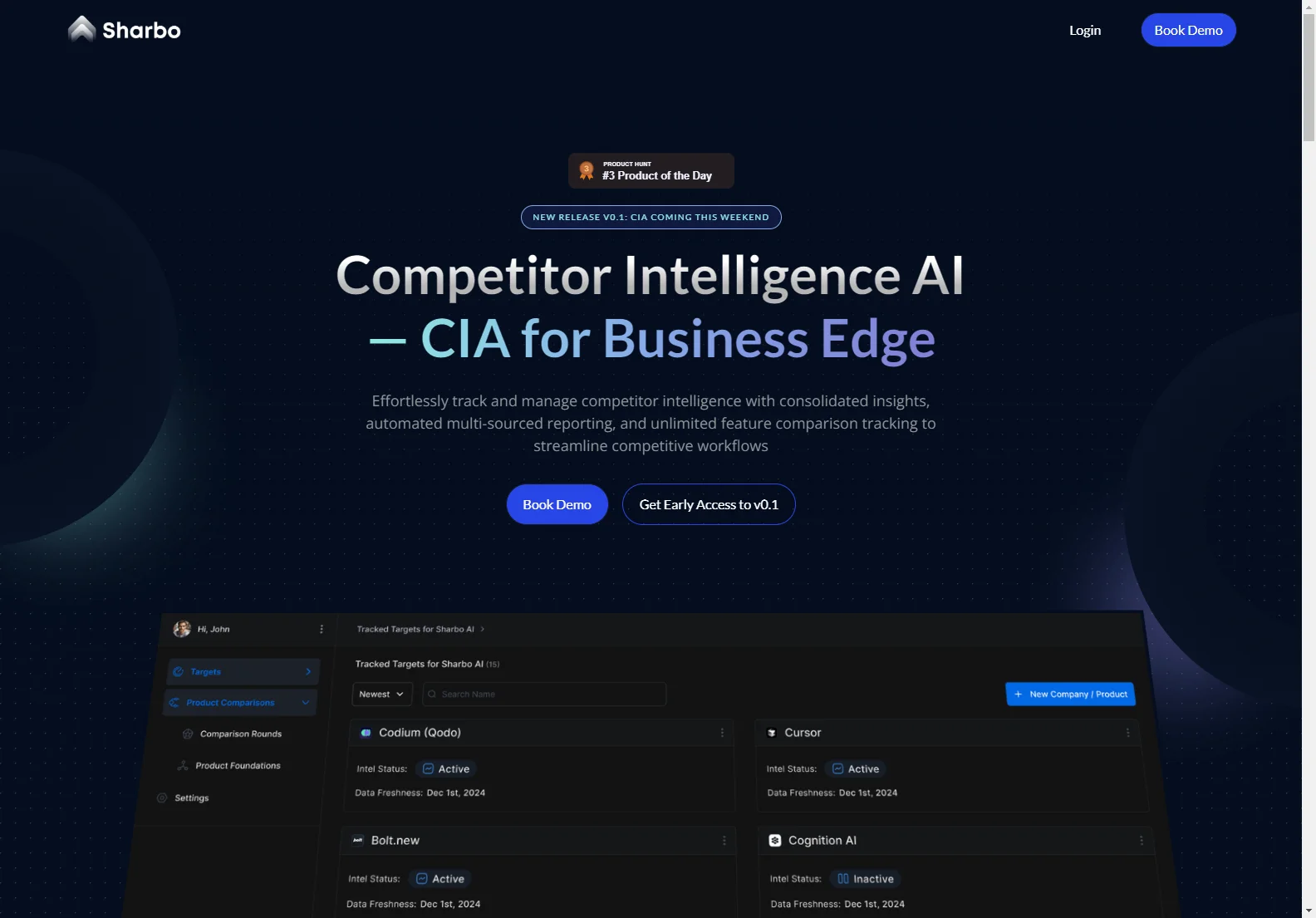 Sharbo: Streamlining Competitor Intelligence for Business Success