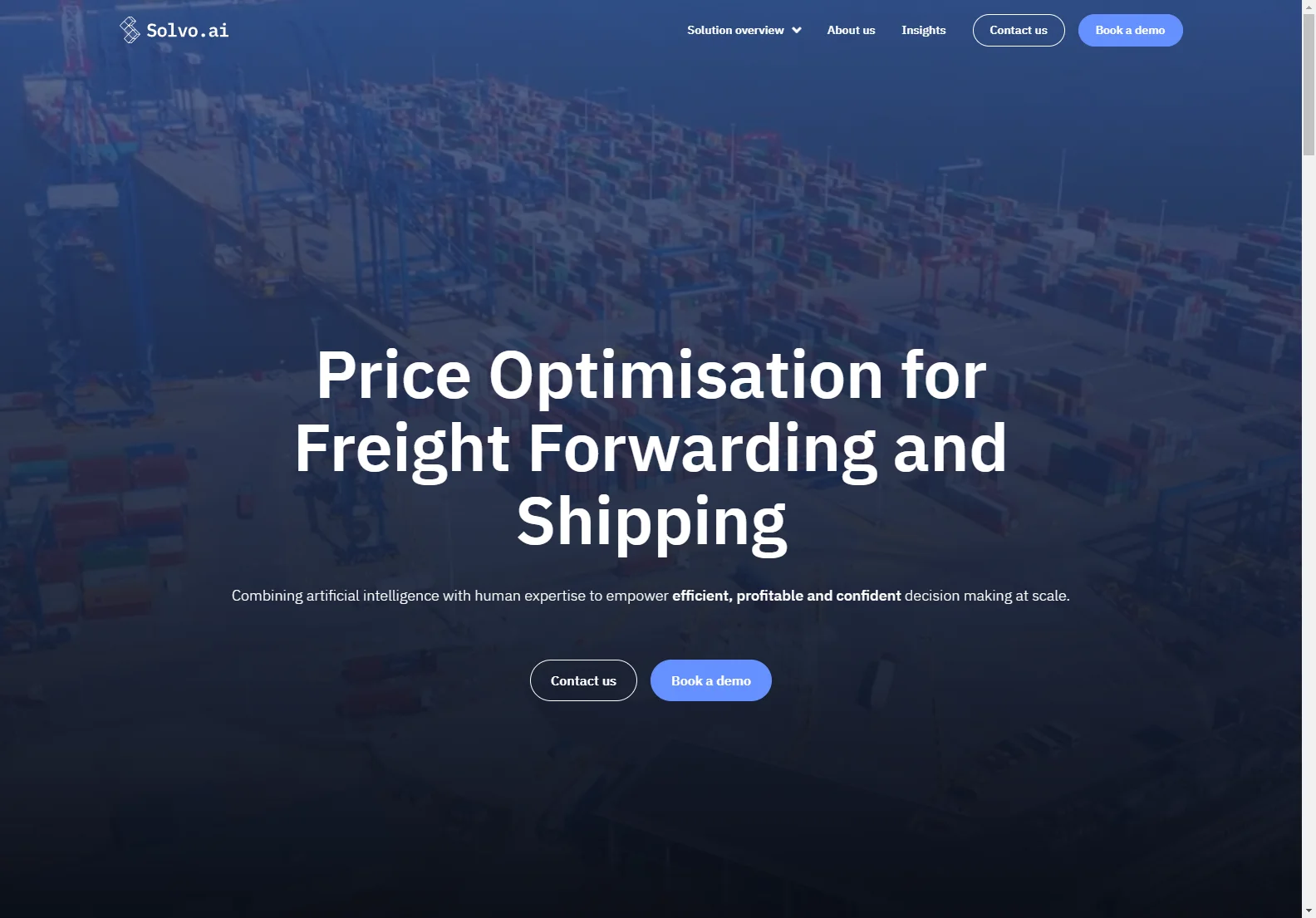 Solvo.ai: Empowering Freight Forwarders with Optimal Pricing