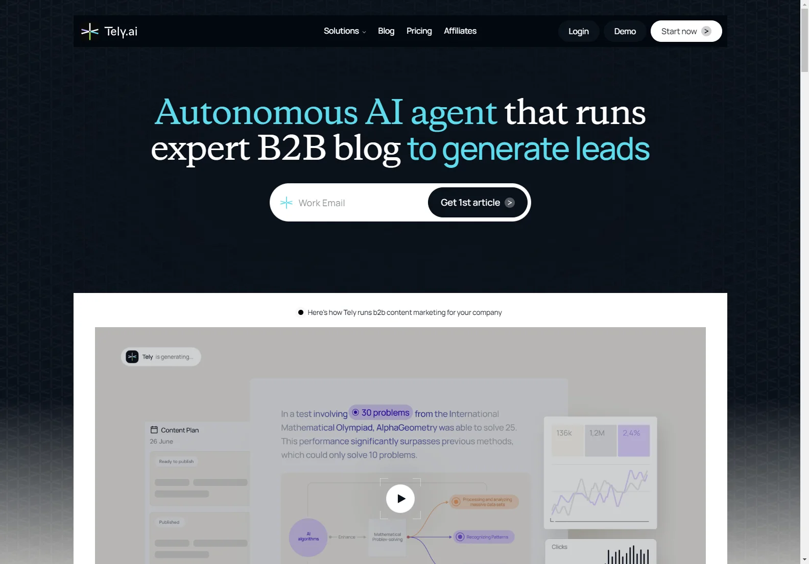 Tely AI: Boost Conversions with Expert Content Marketing