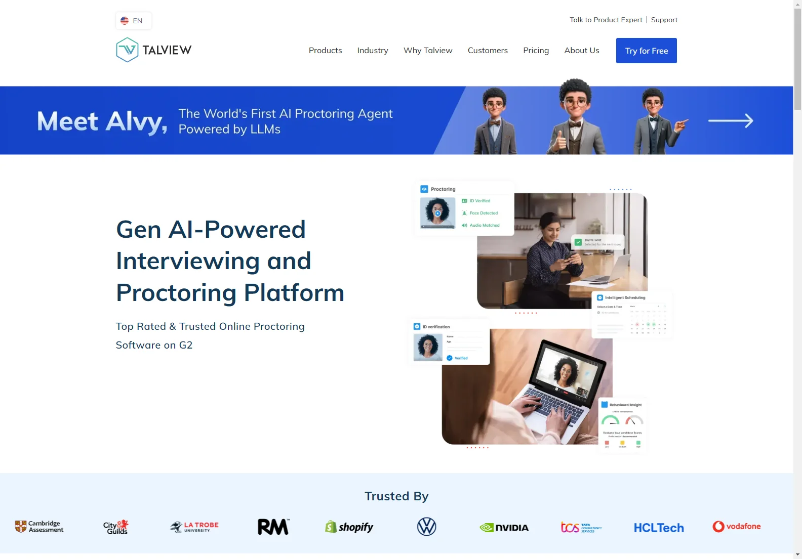 Gen AI-Powered Interviewing & Proctoring | Talview