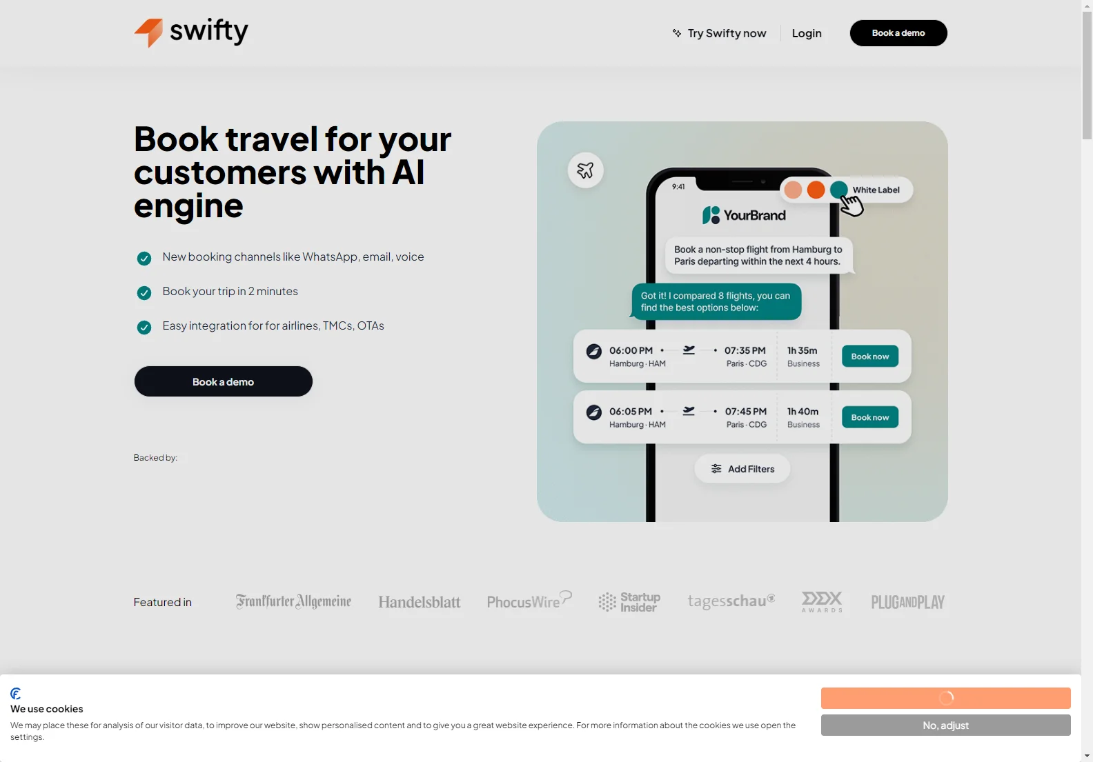 Swifty: Streamlining Business Travel with AI