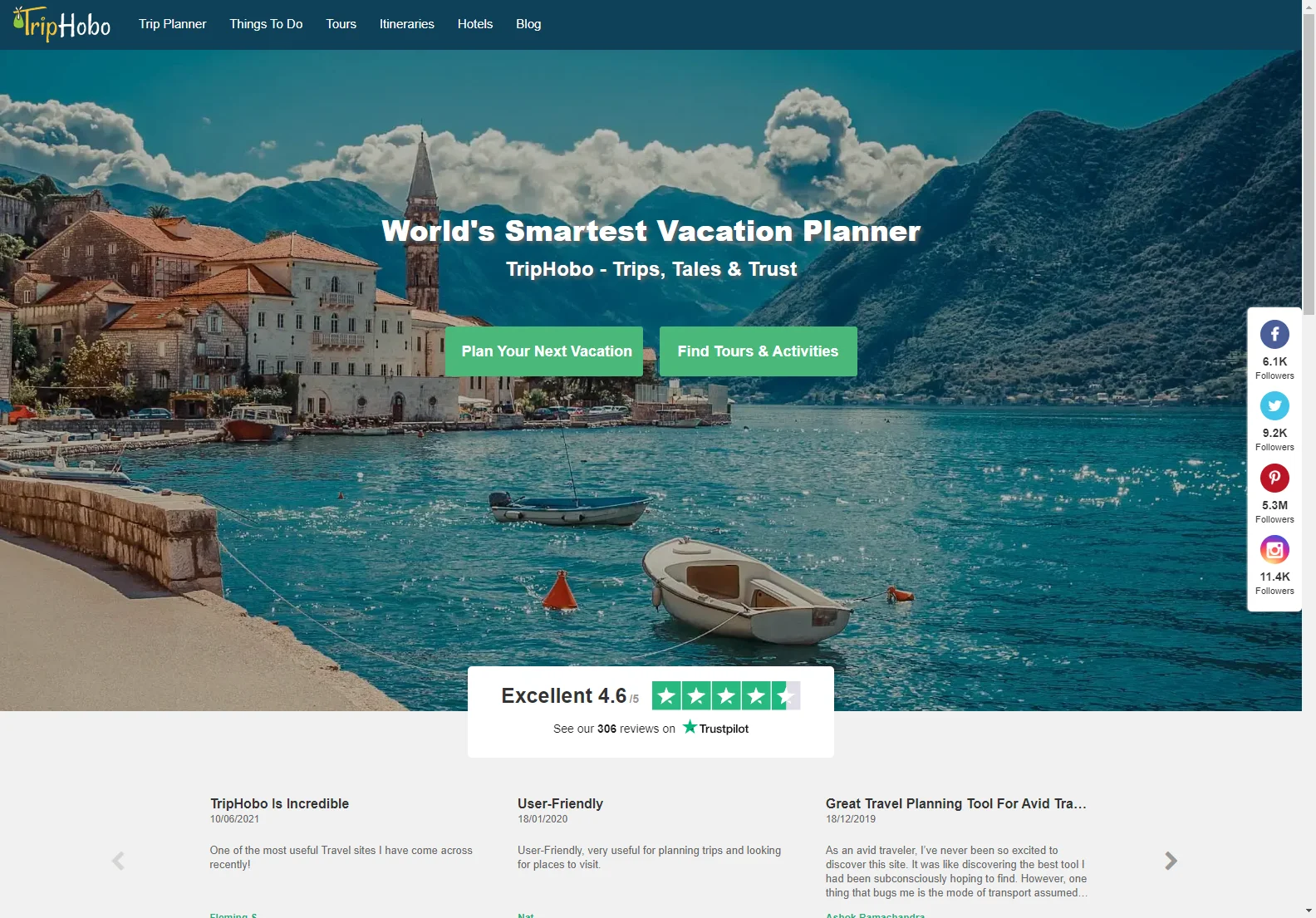 TripHobo: Revolutionizing Vacation Planning