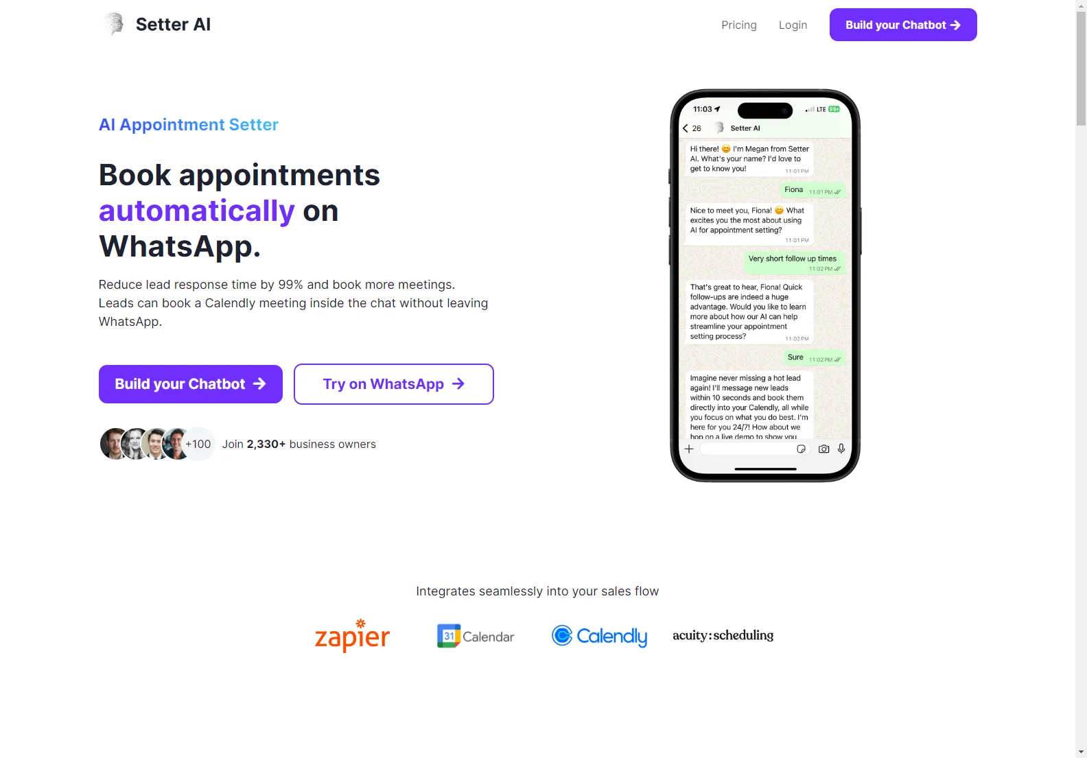 AI Appointment Setter by Setter AI: Streamline Your Appointments