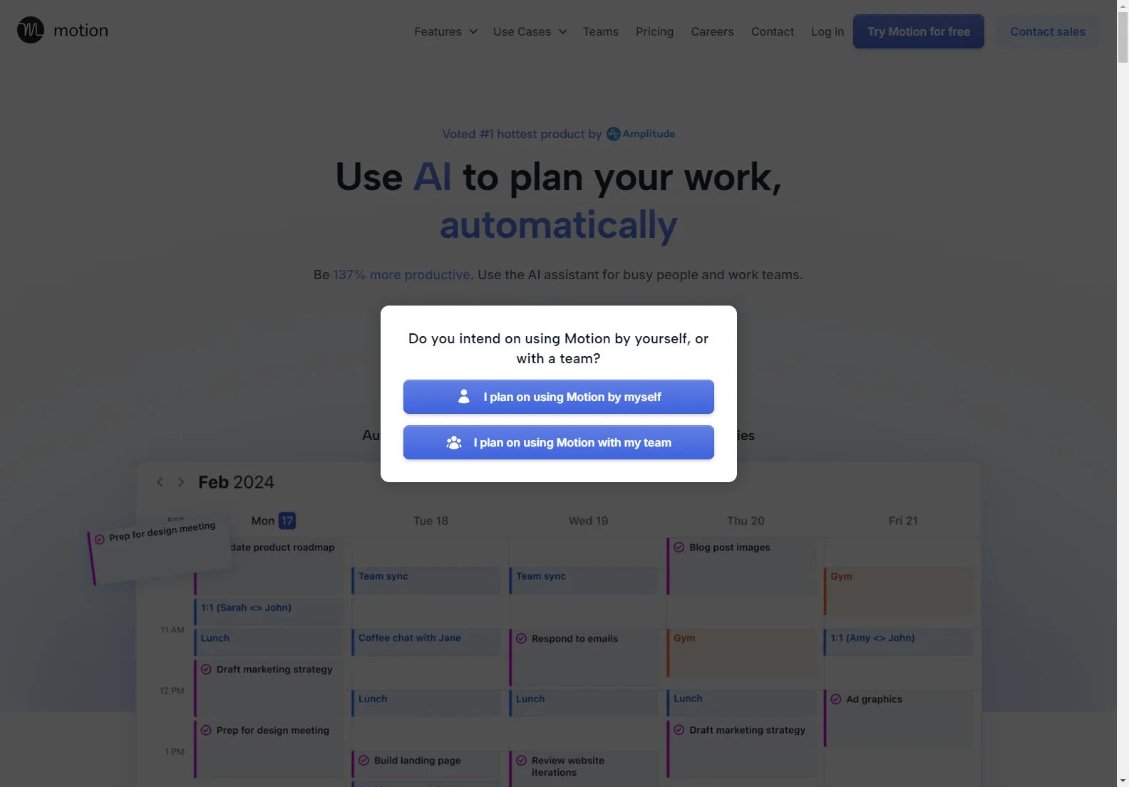 AI-Powered Motion: Automate Work Planning for Higher Productivity