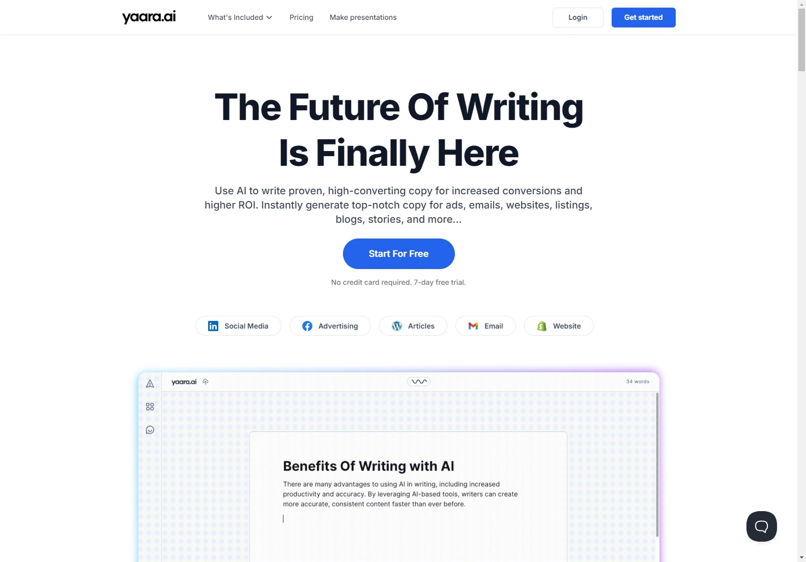 Yaara: Unleash Your Writing Potential with AI