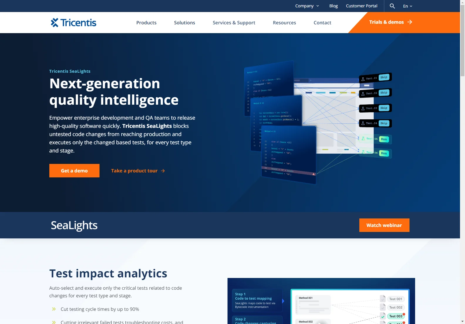 Tricentis SeaLights: Enhancing Software Quality Intelligence