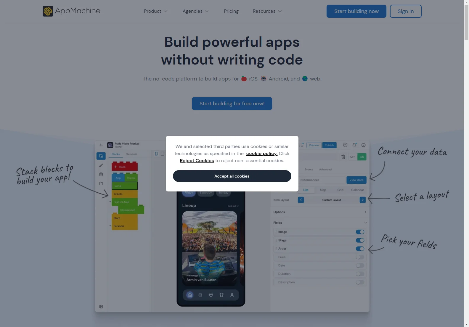 AppMachine: Build Apps Easily Without Coding