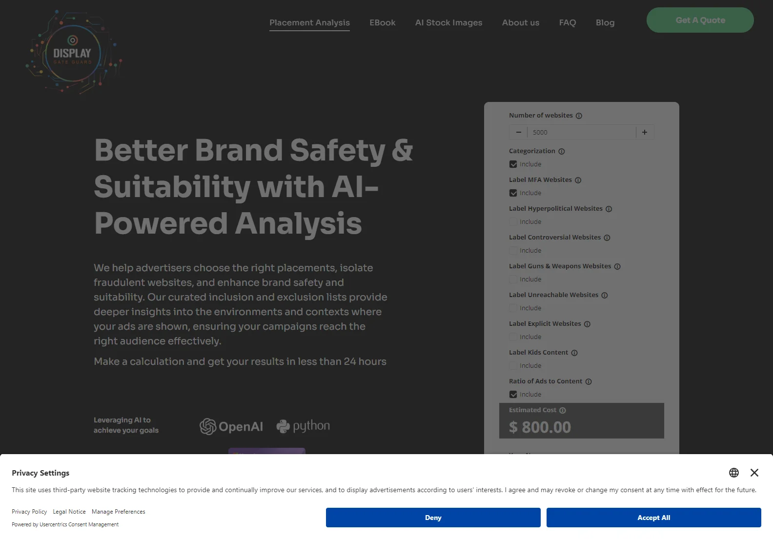 DisplayGateGuard: Ensuring Brand Safety with AI-Powered Analysis