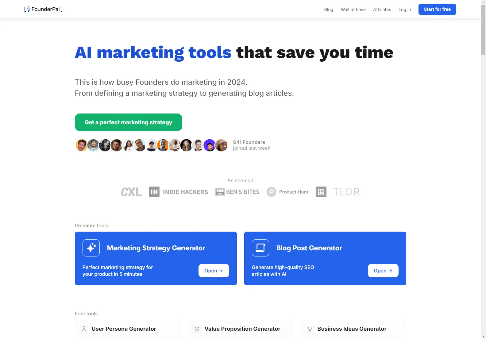 FounderPal: AI Marketing Tools for Efficient Business Growth