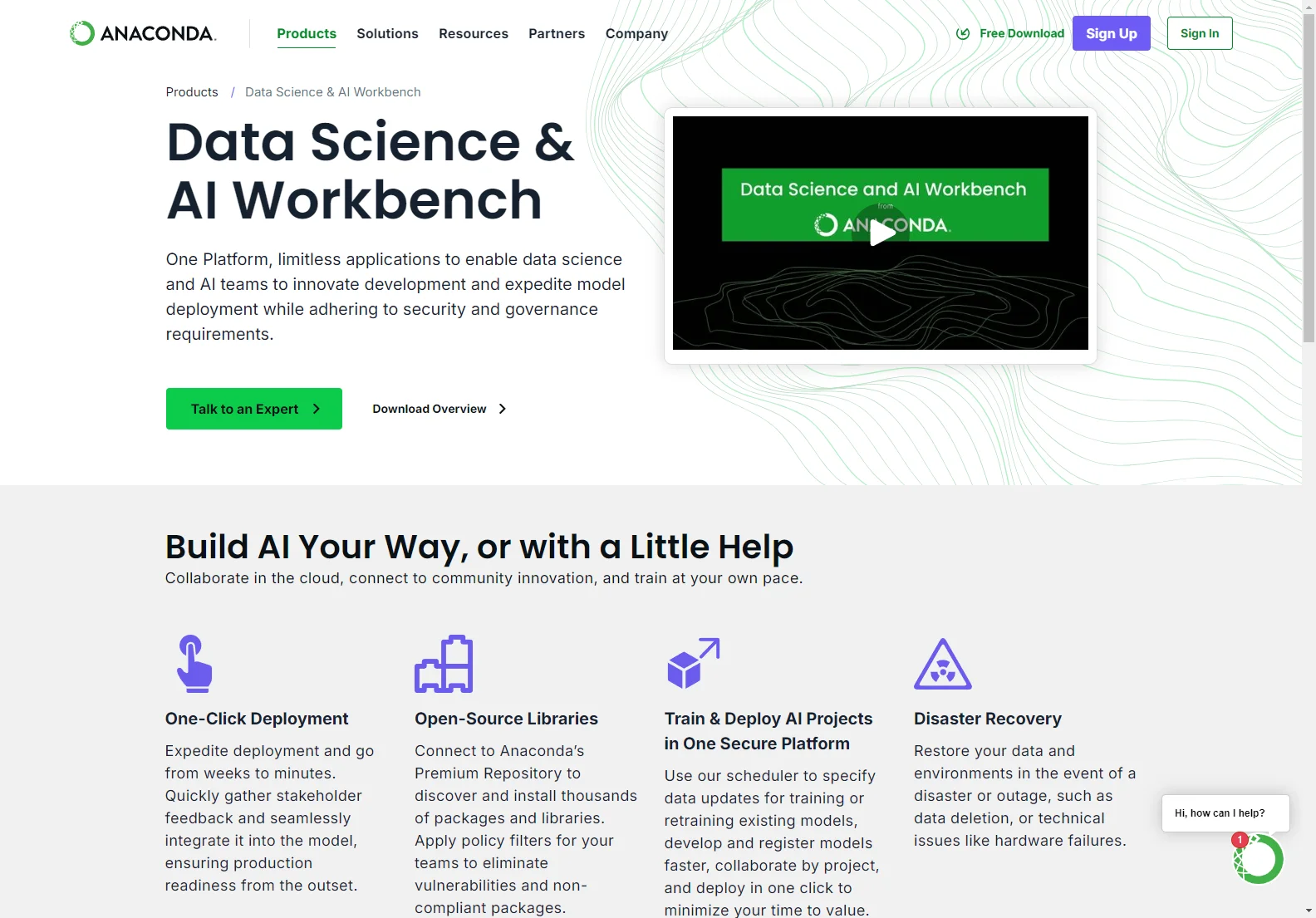 Data Science & AI Workbench by Anaconda: Empowering Innovation