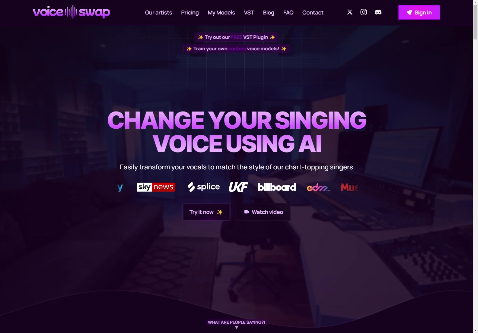 Voice-Swap: Transform Your Singing Voice with AI