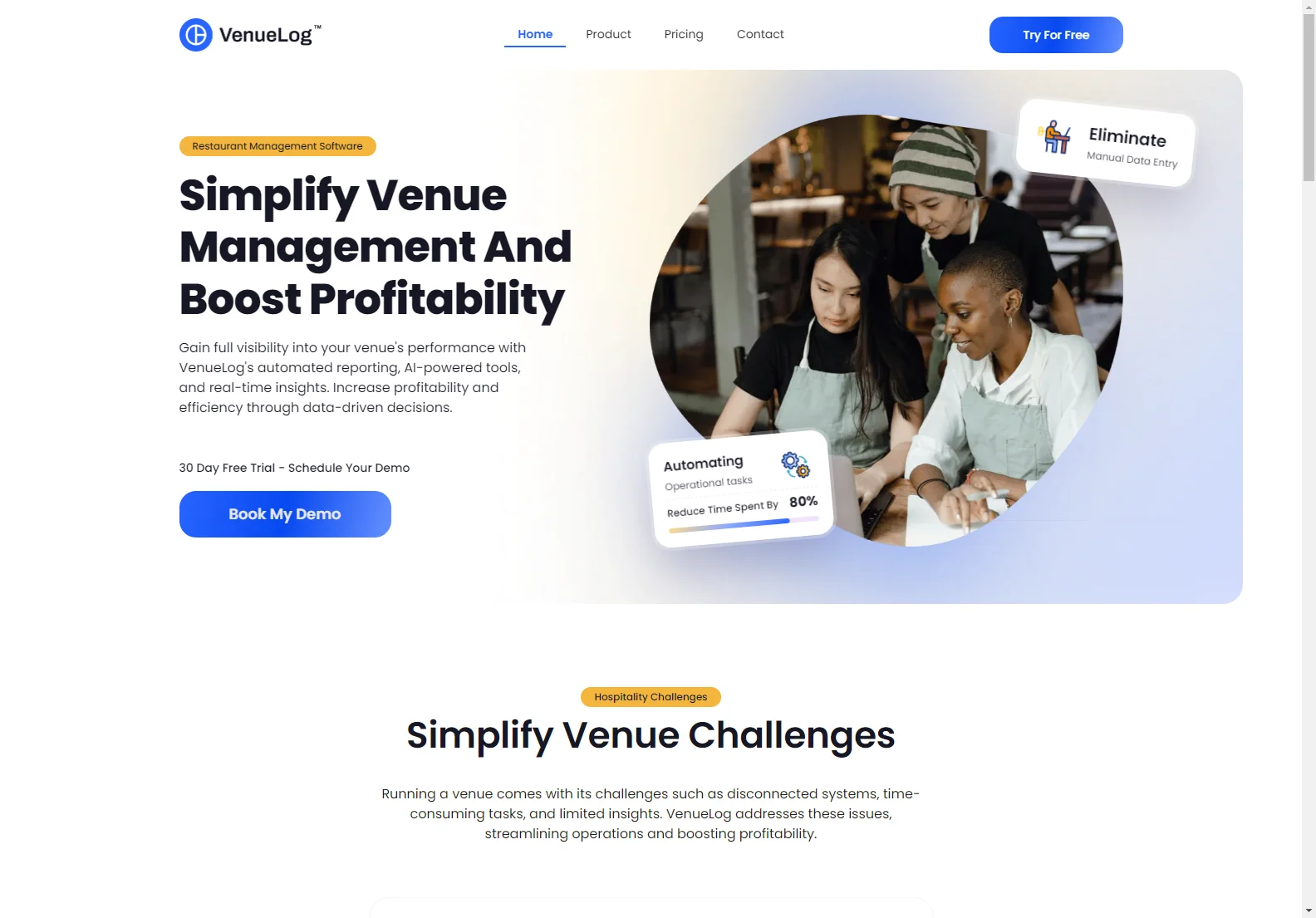 VenueLog: Simplify Venue Management for Higher Profitability