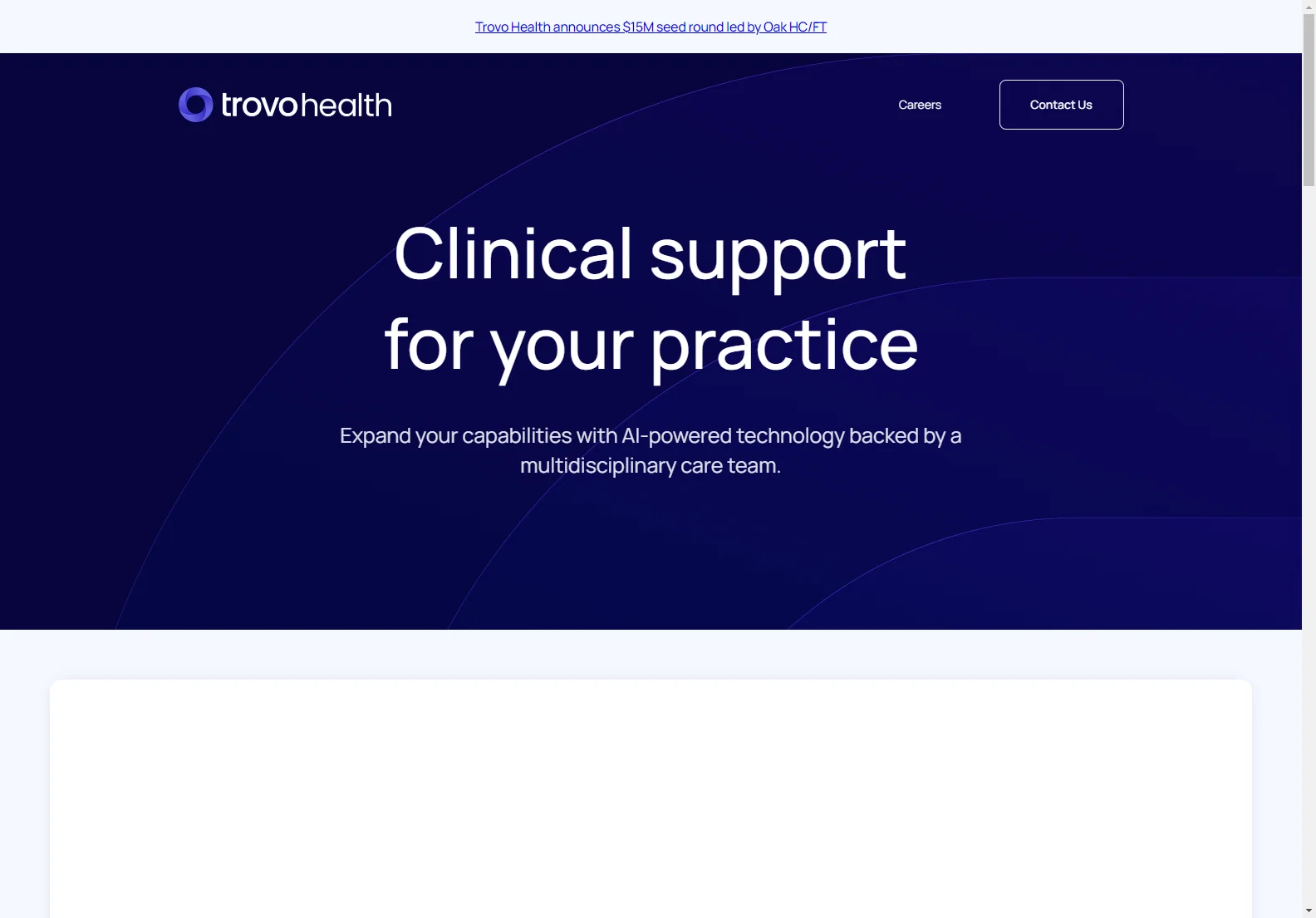 Trovo Health: Enhancing Clinical Support with AI