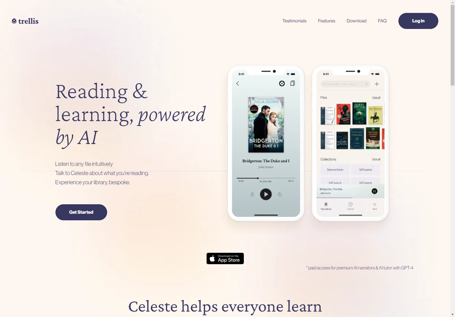 Trellis: Empowering Reading and Learning with AI