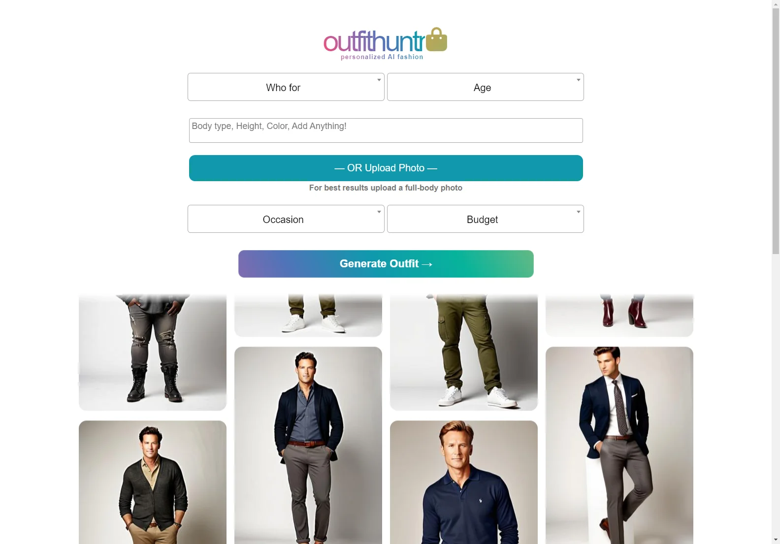 OutfitHuntr: AI-Powered Fashion for Every Occasion