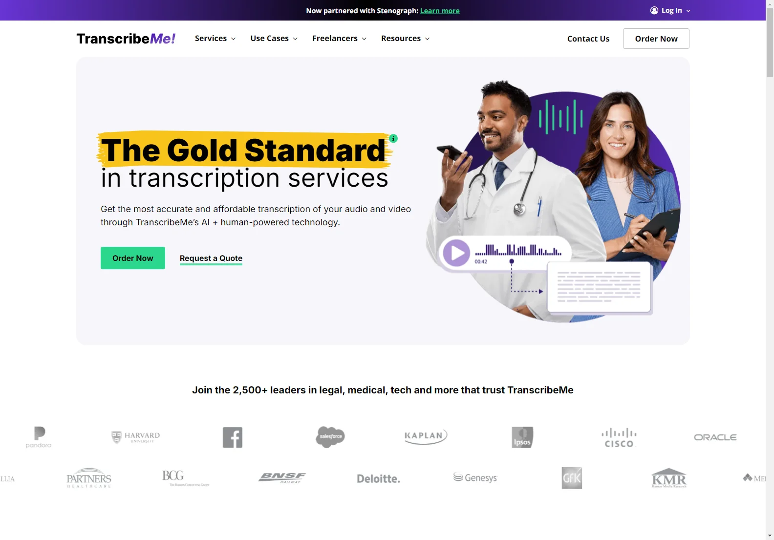 TranscribeMe: Fast, Accurate Transcription for All