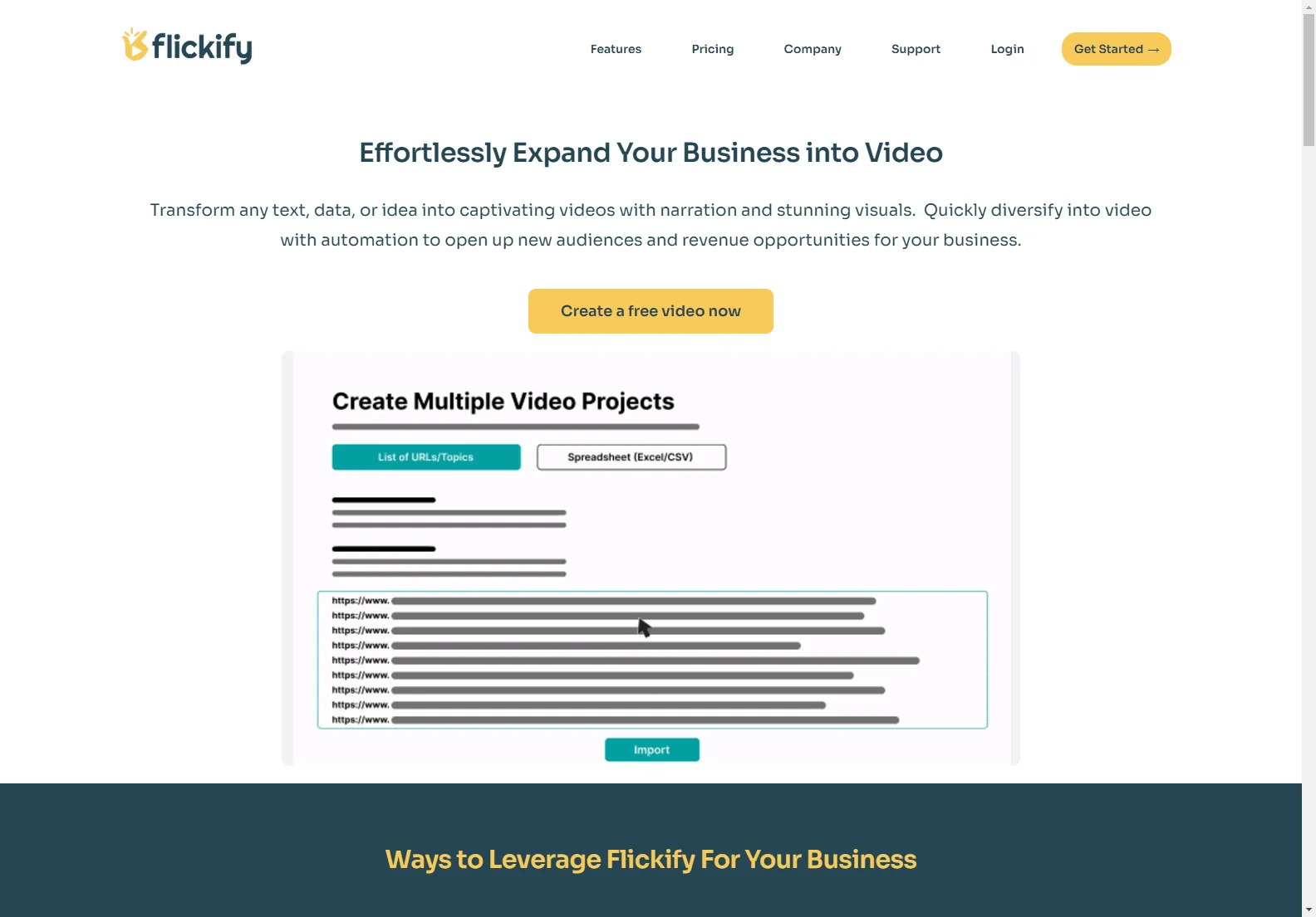 Flickify: Effortlessly Create High-Quality Videos for Business Growth