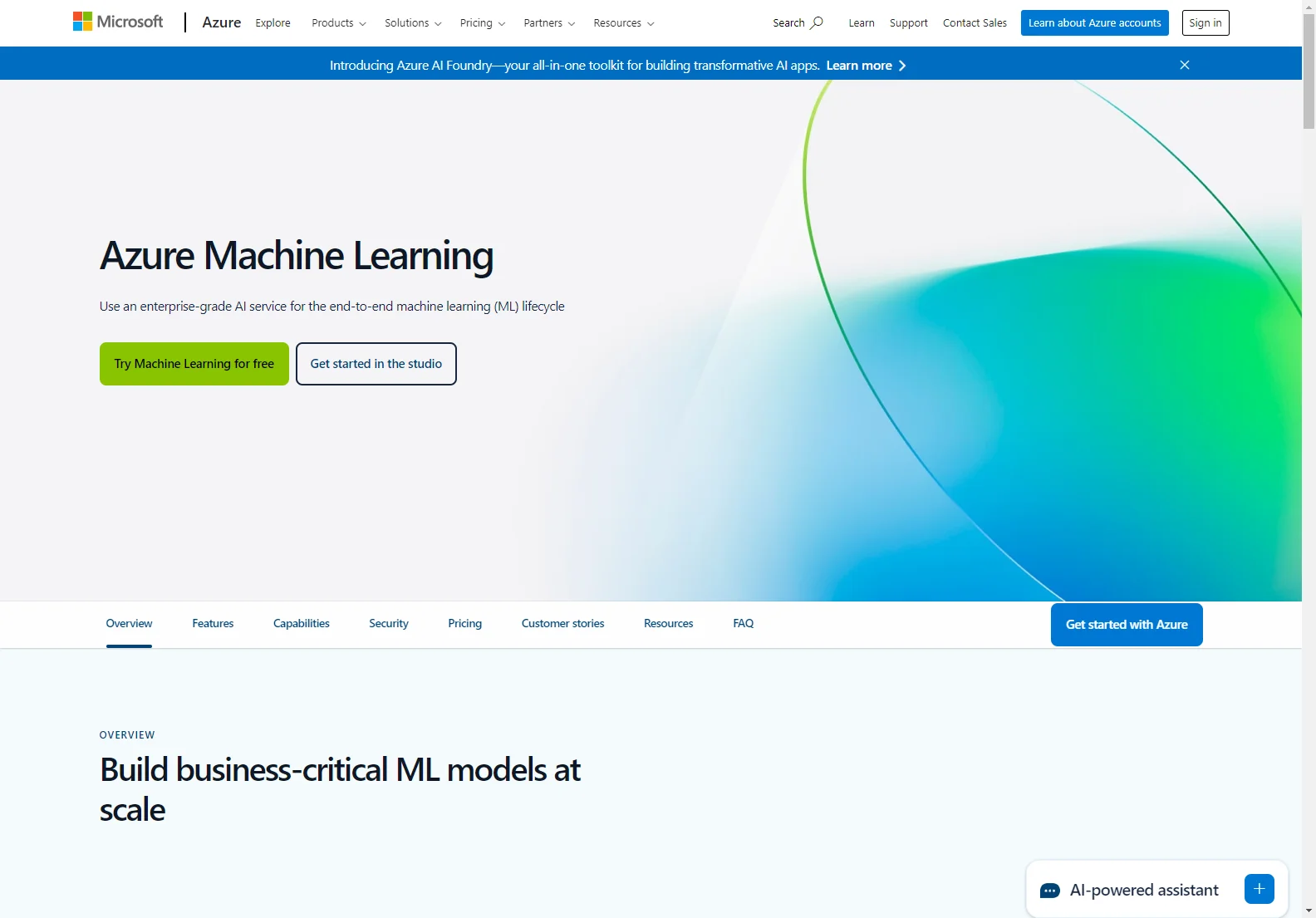 Azure Machine Learning: Empowering ML Lifecycle with Advanced Features