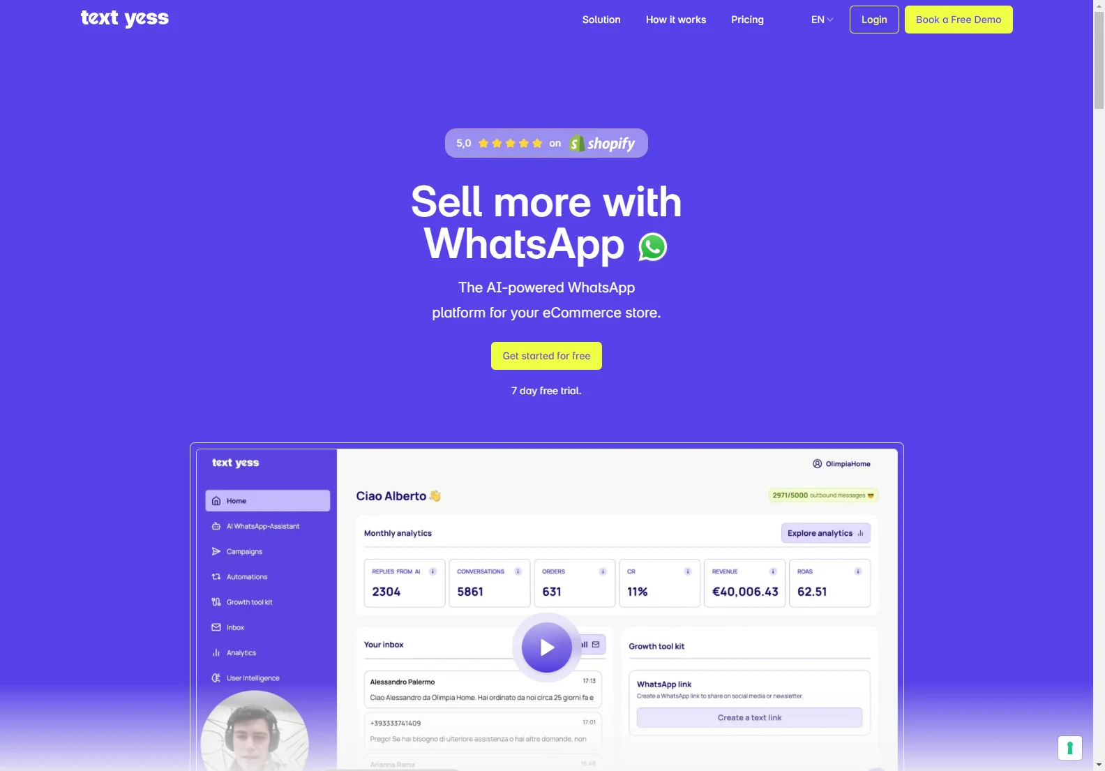 Sell More with WhatsApp using TextYess