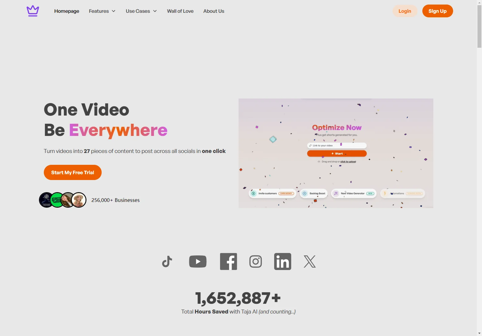 Taja AI: Revolutionize Your Video Content for Social Success