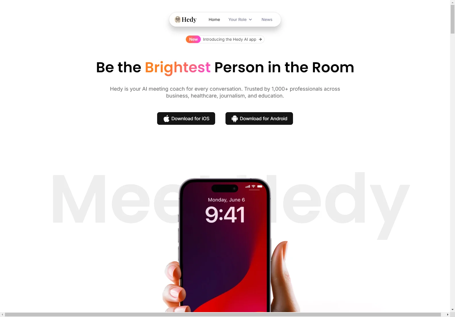 Hedy AI: Empowering Your Meetings and Classes