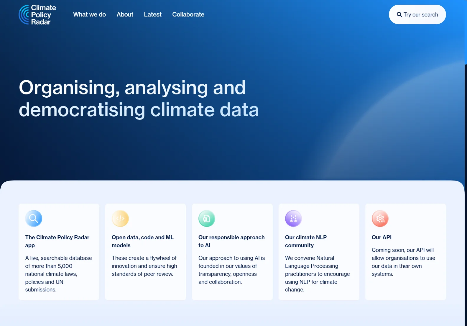 Climate Policy Radar: Empowering Climate Action with Data