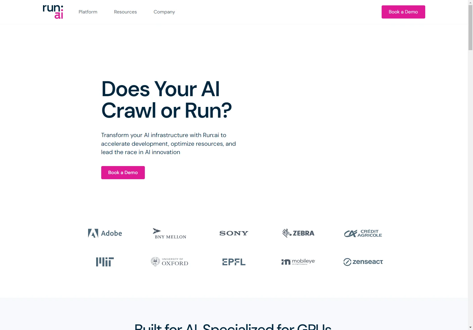 Run:ai - Accelerating AI Development and Optimization