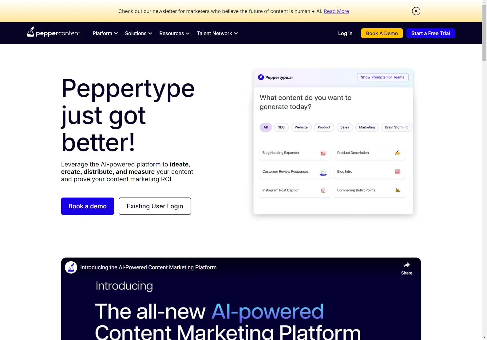 Peppertype.ai: Empowering Content Marketing with AI