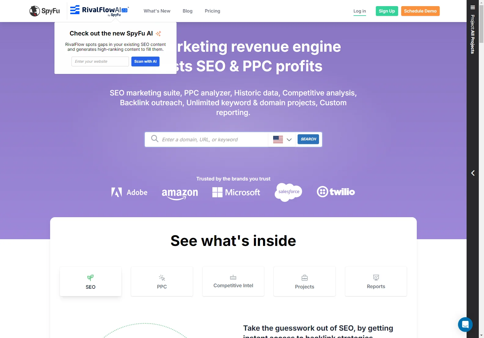 SpyFu: Unlock SEO & PPC Success with Competitor Insights