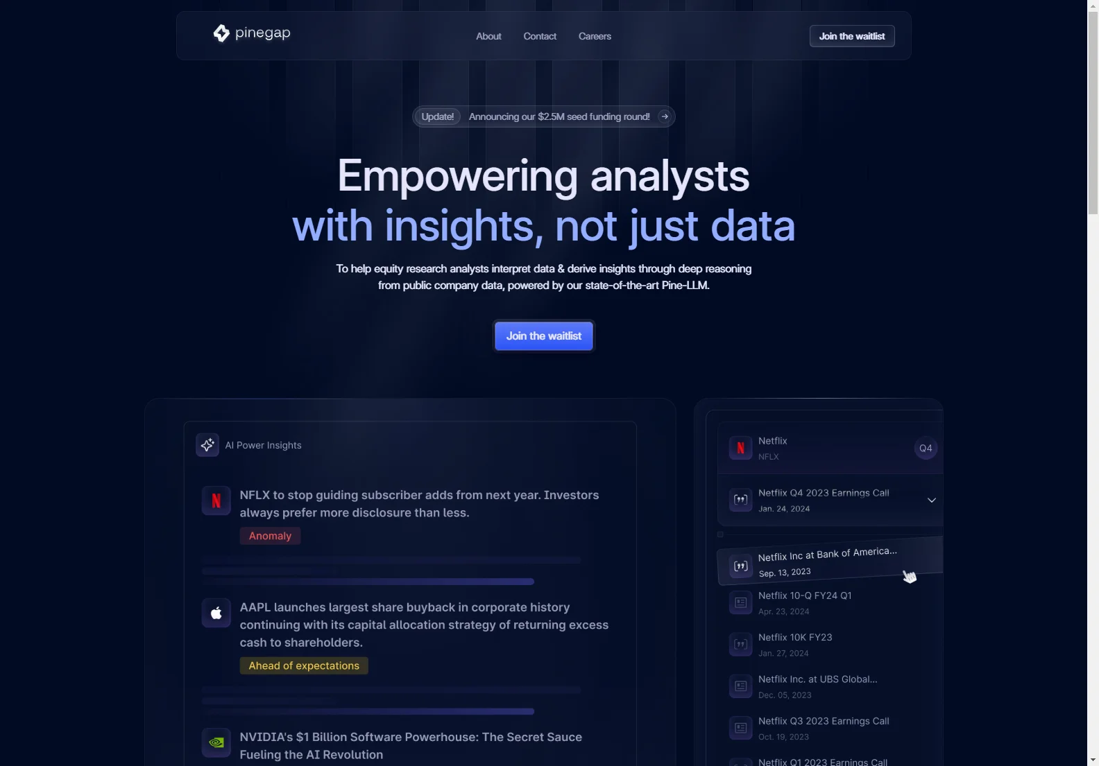 Pinegap: Empowering Equity Research Analysts with AI Insights