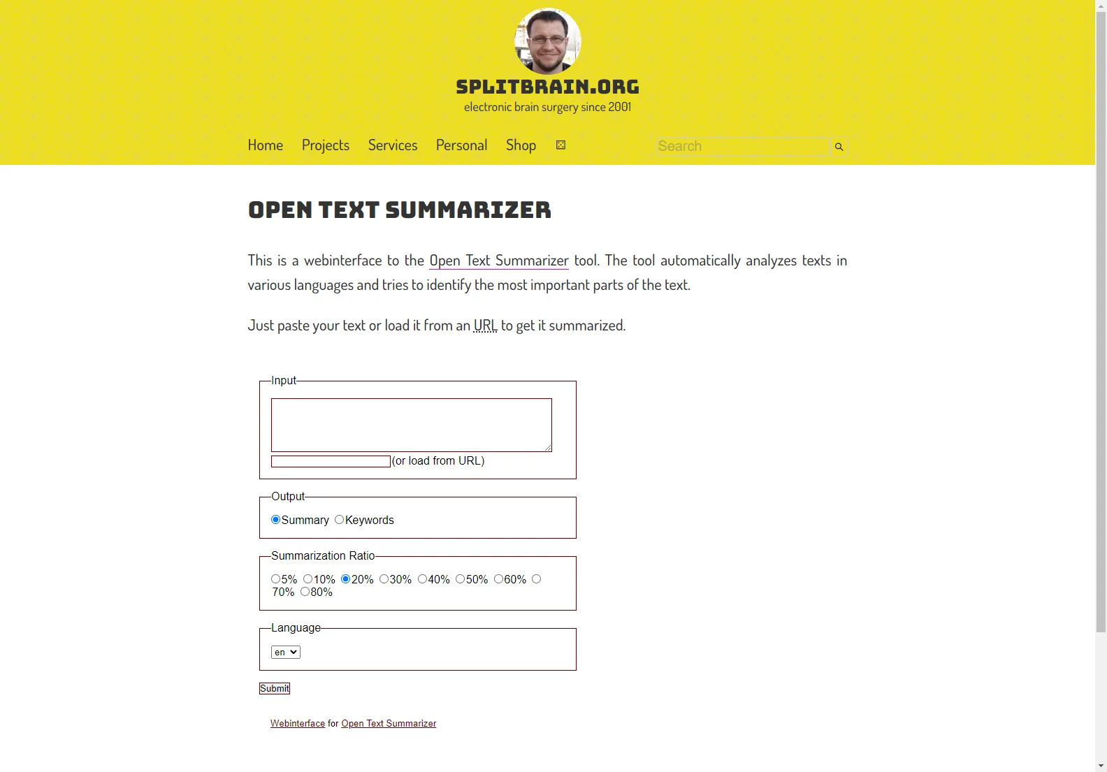 Open Text Summarizer: Summarizing Texts in Various Languages