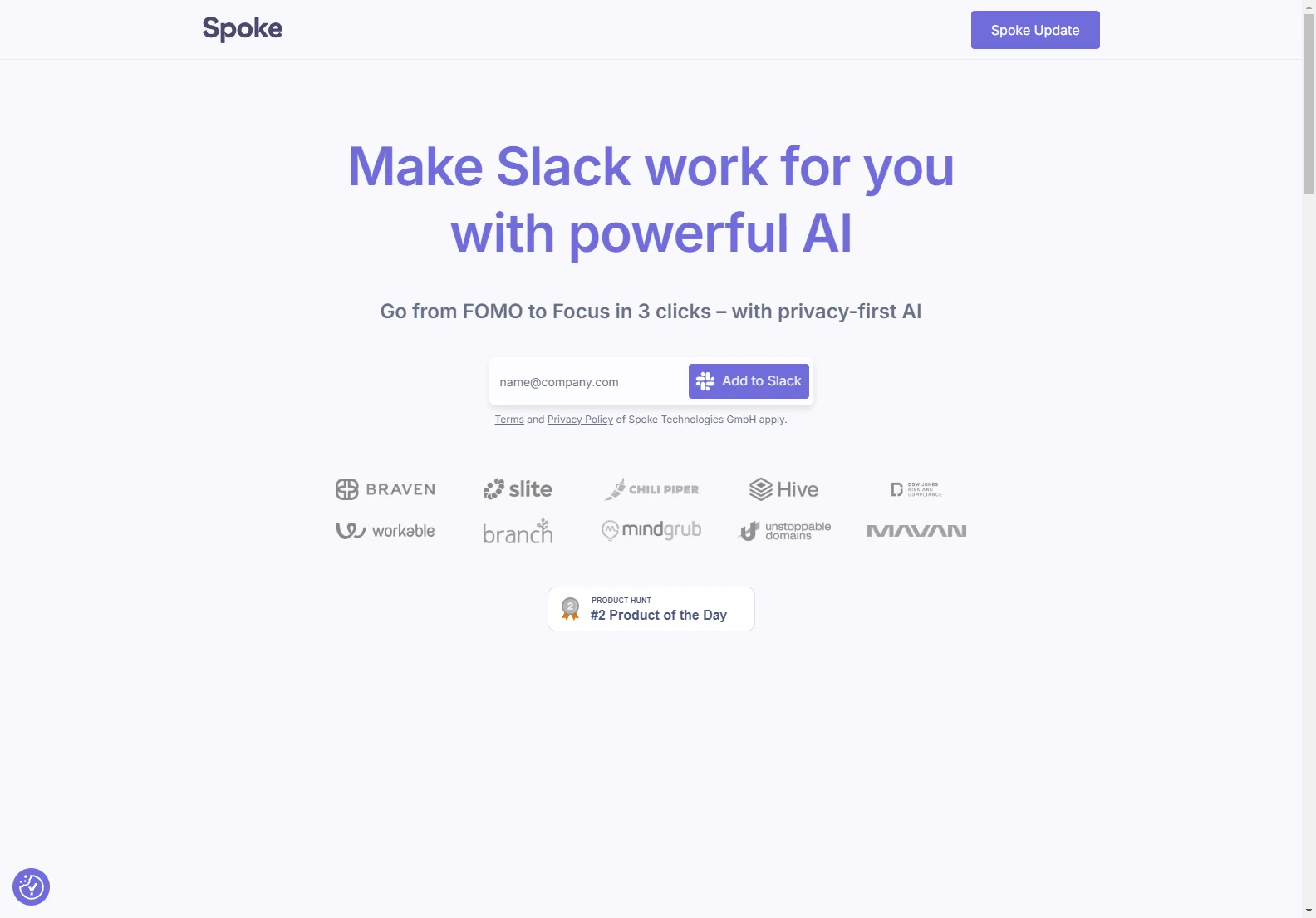 Spoke.ai: Empowering Slack with Privacy-First AI