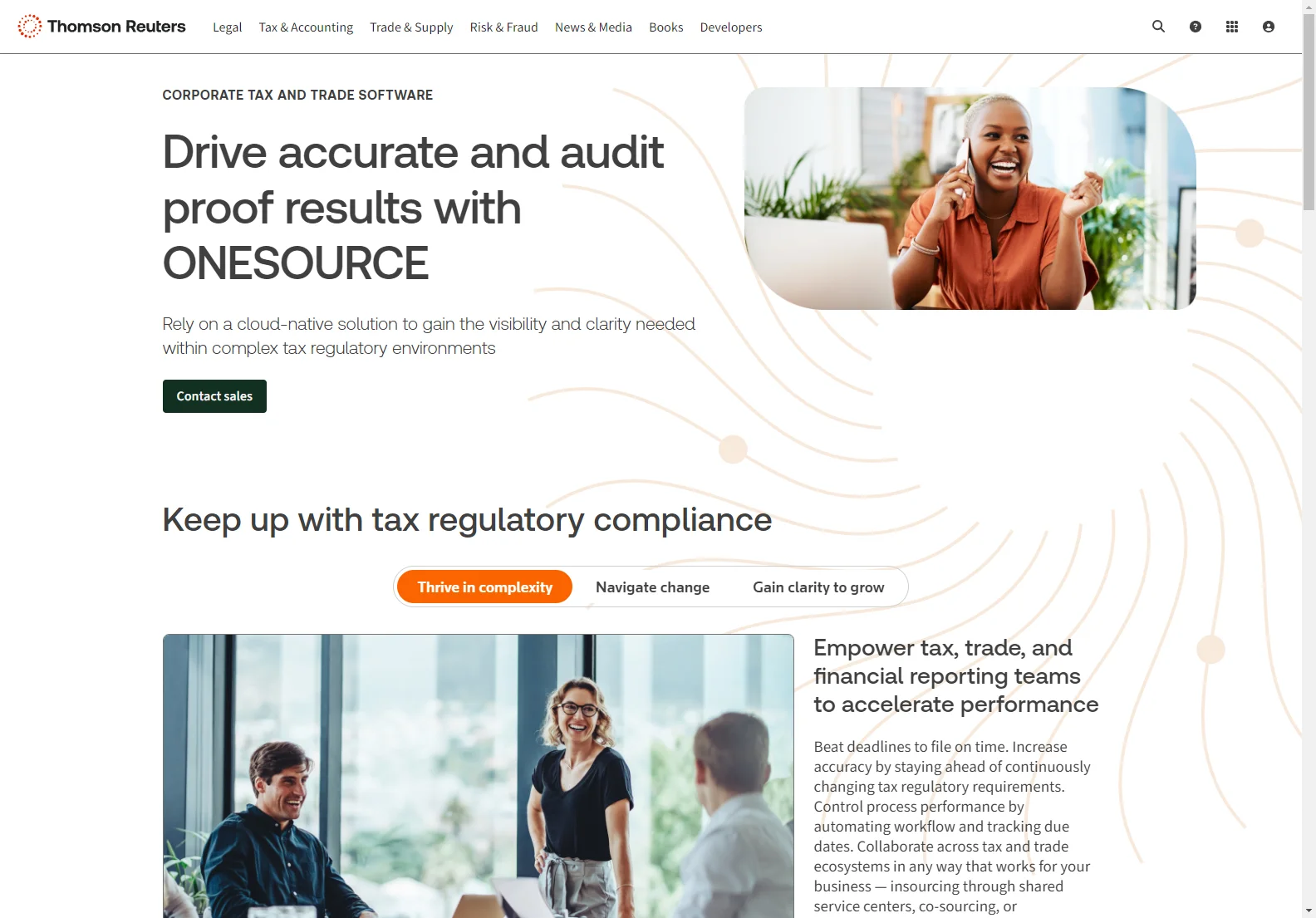 ONESOURCE: Empowering Corporate Tax and Trade | Thomson Reuters