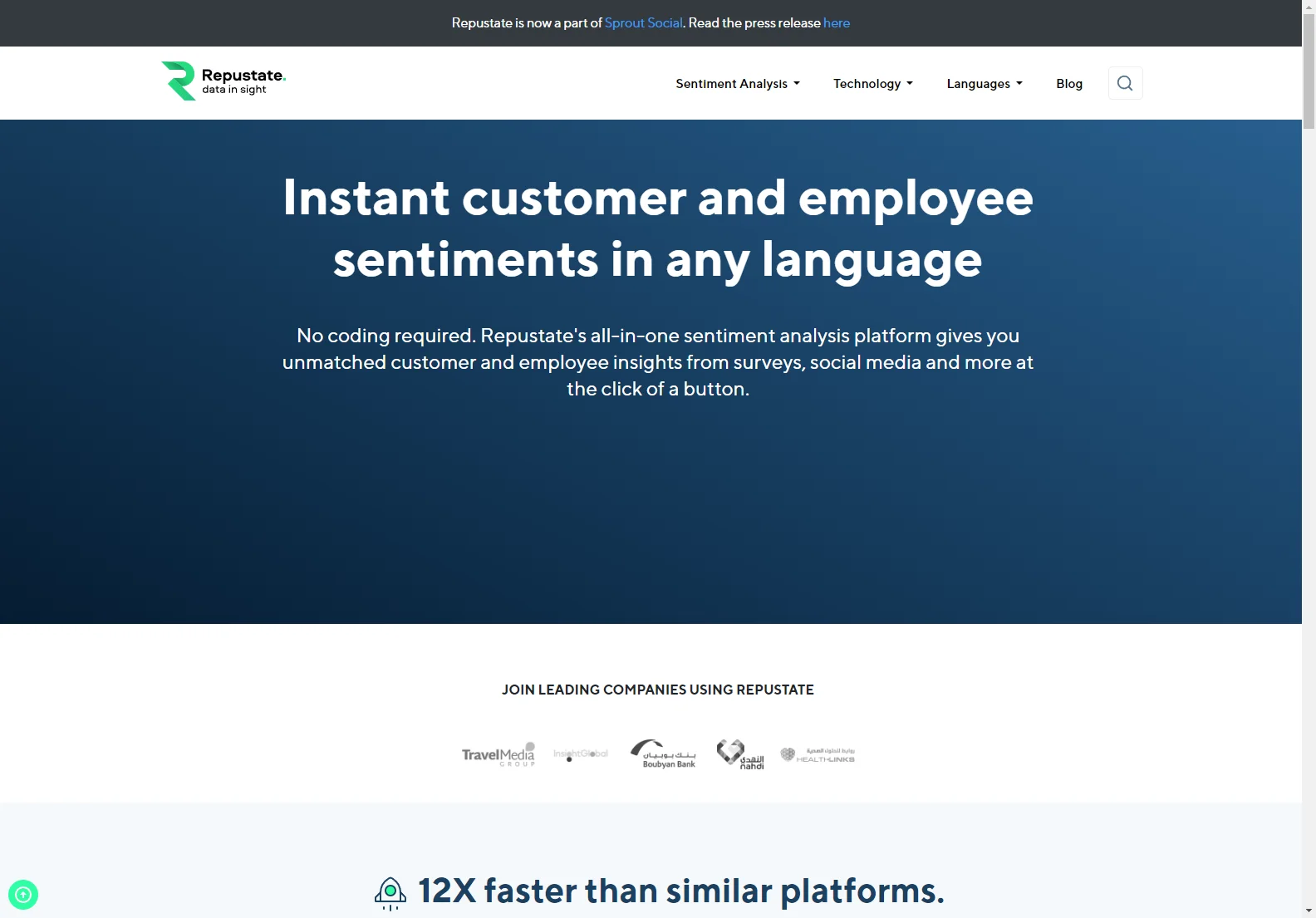 Repustate: Unparalleled Sentiment Analysis for Enhanced CX & EX