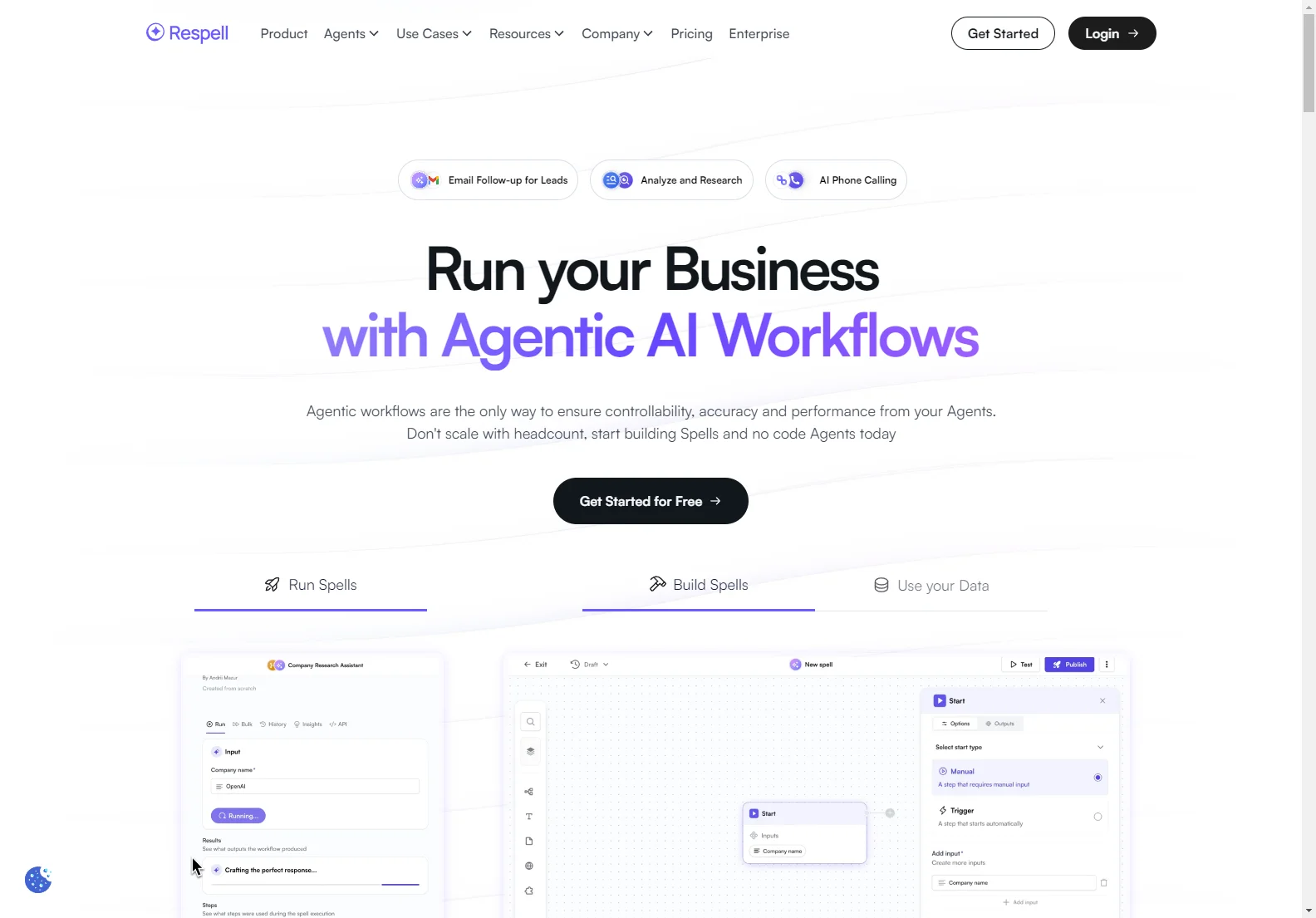 Respell - Empowering Business with Agentic AI Workflows