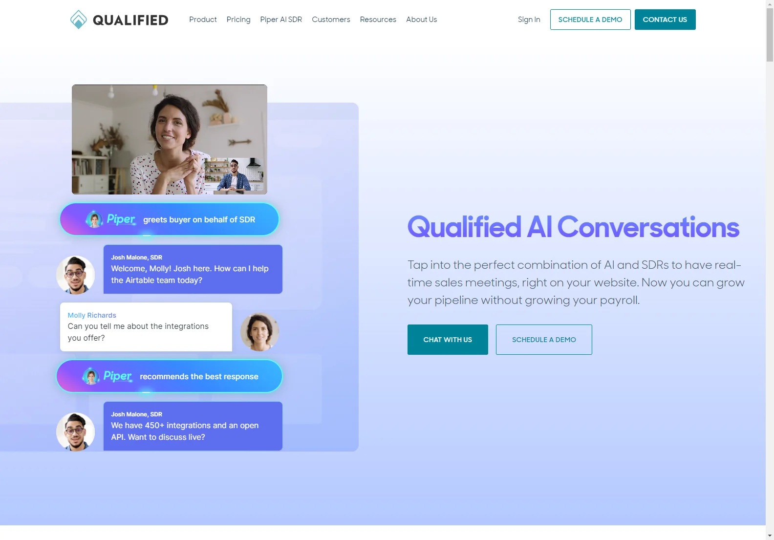 Piper the AI SDR and Qualified AI Conversations: Boost Your Sales Pipeline